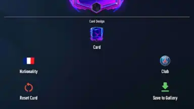 Captura de tela de FC 24 Mobile Card Creator 2