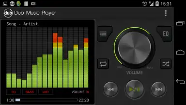 Captura de tela de Dub Music Player 3