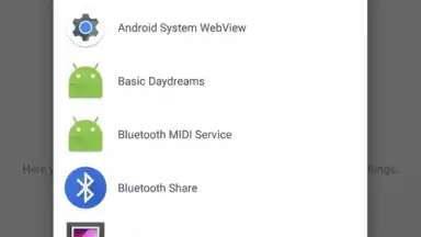 Captura de tela de Navbar Apps 1