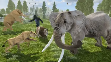 Captura de tela de Wild Elephant Simulator 4