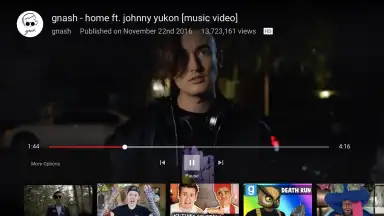 Captura de tela de YouTube for Android TV 3