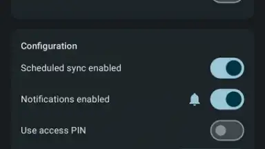 Captura de tela de FolderSync 7