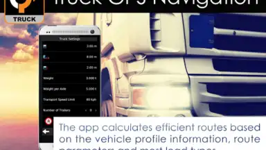 Captura de tela de Aponia Truck Navigation 8