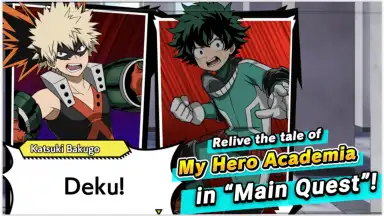 Captura de tela de My Hero Ultra Impact 1