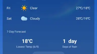 Captura de tela de Live Weather: Radar & Widgets 9