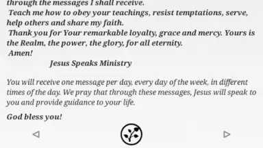 Captura de tela de Jesus Speaks 1
