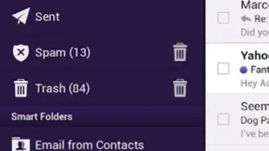 Captura de tela de Yahoo Mail 4