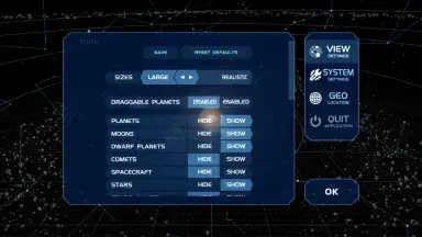 Captura de tela de Solar System Scope 11