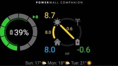 Captura de tela de Powerwall Companion 2