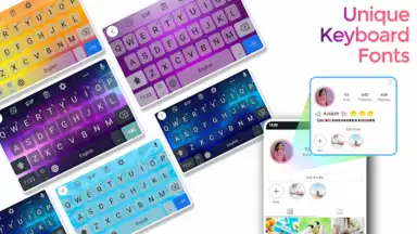 Captura de tela de Fonts Aa - Keyboard Fonts Art 1