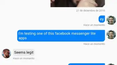 Captura de tela de Lite Messenger FB 15
