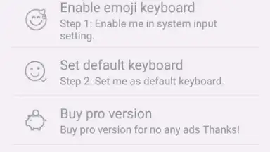 Captura de tela de Emoji Keyboard - CrazyCorn 4