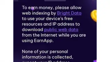 Captura de tela de Earnapp 2