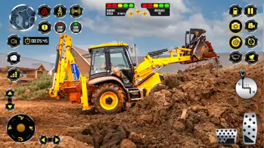 Captura de tela de JCB Excavator Simulator Games 6