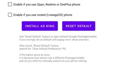 Captura de tela de KingInstaller 1