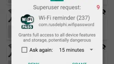 Captura de tela de Wi-Fi recordatorio 4