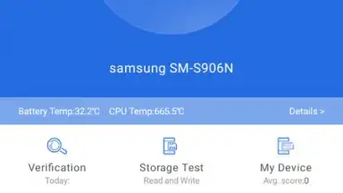 Captura de tela de AnTuTu Benchmark 14