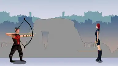 Captura de tela de Apple Shooter-Protect Girls 2