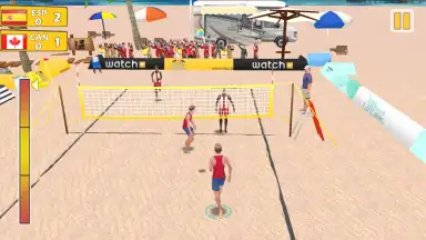 Captura de tela de Volleyball: Spike Master 9