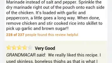Captura de tela de Healthy Recipes - SparkRecipes 3