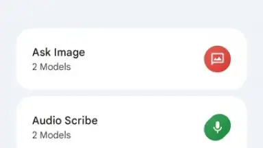 Captura de tela de Google AI Edge Gallery 1
