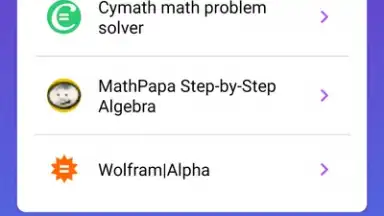 Captura de tela de Socratic by Google 8