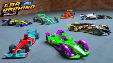 Captura de tela de Modern Car Parking Car Driving Games 3