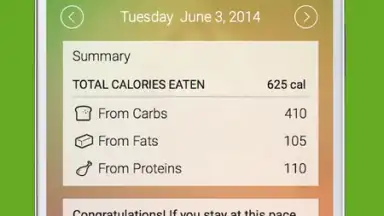 Captura de tela de My Diet Diary Calorie Counter 5