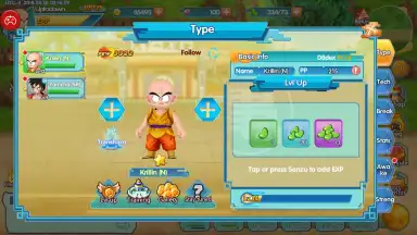 Captura de tela de Dragon Ball: Fusion Fighter 2