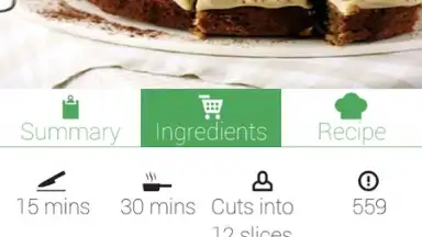 Captura de tela de 100 cakes & bakes recipes 2