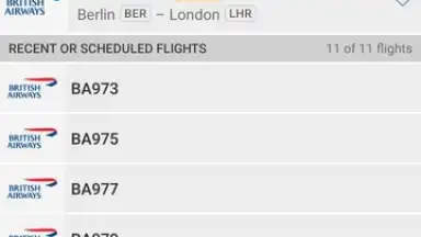 Captura de tela de Flightradar24 3