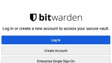 Captura de tela de Bitwarden 7
