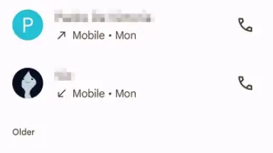 Captura de tela de Phone by Google 15