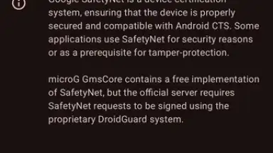 Captura de tela de microG Services (GmsCore) 3