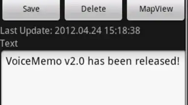 Captura de tela de VoiceMemo 2