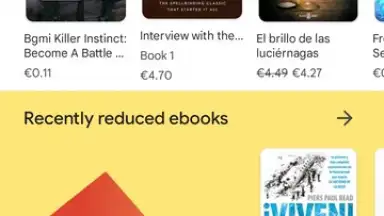 Captura de tela de Google Play Books 1