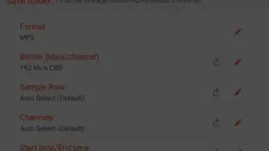 Captura de tela de Audio Converter 6