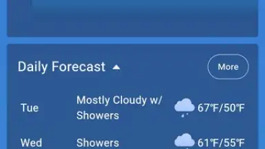 Captura de tela de Know Weather 1