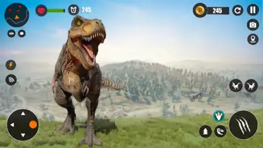 Captura de tela de Real Dinosaur Simulator Games 4