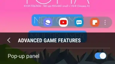 Captura de tela de Samsung Game Tools 3