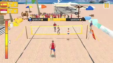 Captura de tela de Volleyball: Spike Master 3