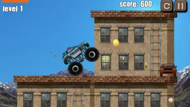 Captura de tela de Police Monster Truck 2