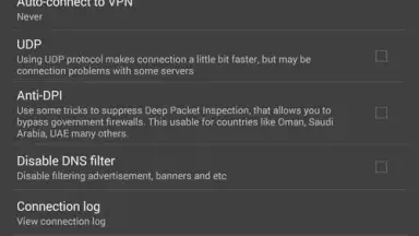 Captura de tela de Hideman VPN 5