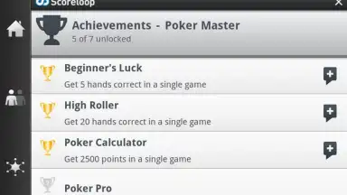 Captura de tela de Poker Master 3