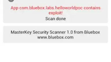 Captura de tela de Bluebox Security Scanner 3
