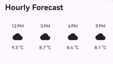 Captura de tela de Weather Forecast App 1
