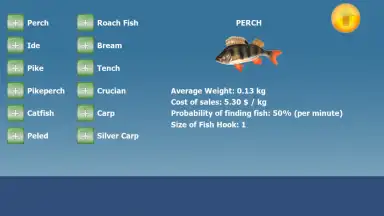 Captura de tela de Fishing 3D Simulator. The Lakes 4