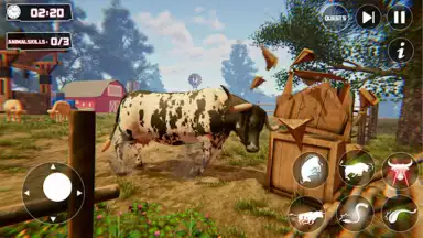Captura de tela de Scary Cow Simulator Rampage 4