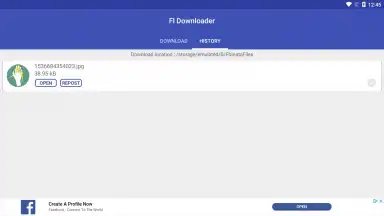 Captura de tela de Video Downloader for Facebook & Instagram 3