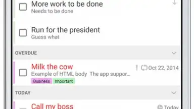 Captura de tela de Tasks & Notes 4